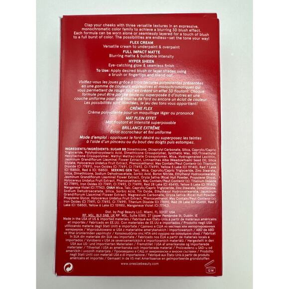 ONE/SIZE Cheek Clapper 3D Blush Trio Palette BNIB‎ - Picture 8 of 8